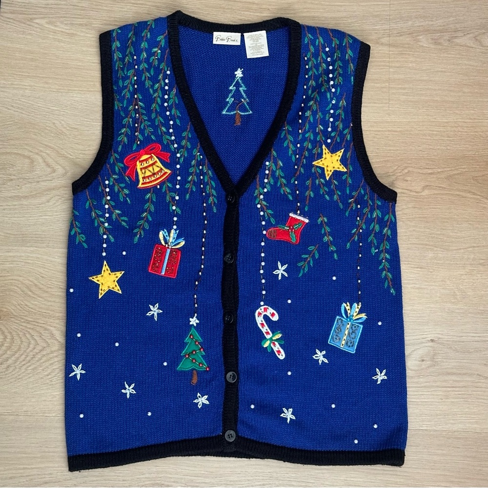 Vintage Bobbie Brooks Christmas Vest